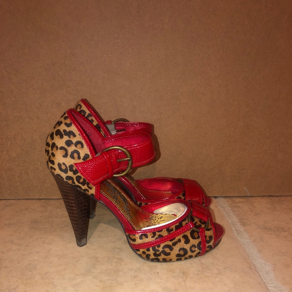 Leopard Heels